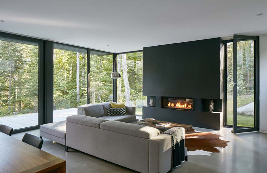 Embracing Nature: House on Lac Charlebois by Paul Bernier Architecte