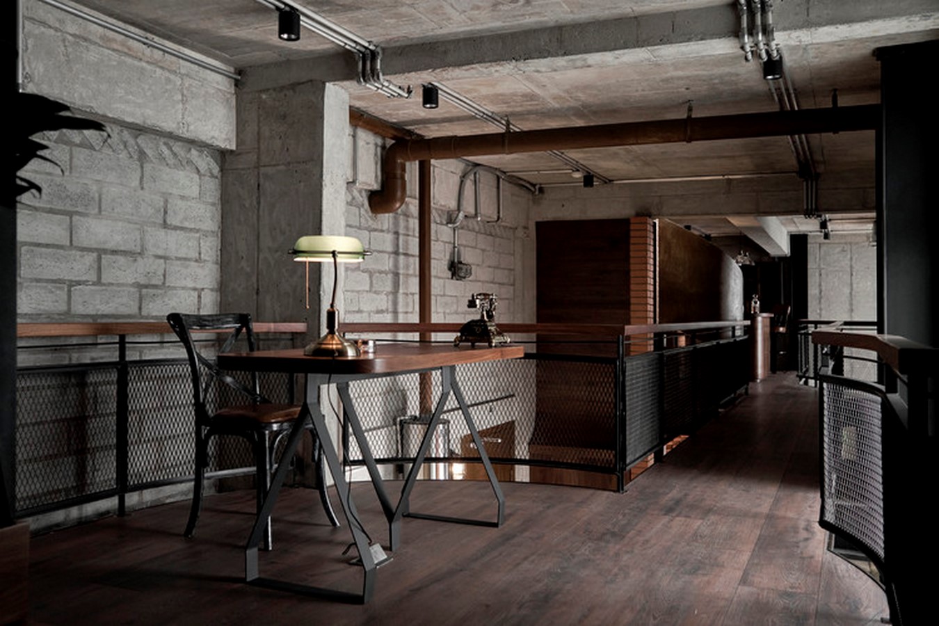 Beautiful view of Industrial Apartment Penthouse View Artistic Space